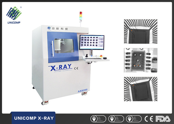Unicomp AX8200 con il PWB X Ray Machine di FPD 100kv per prova di qualità di PCBA