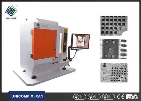 Micro intensificatore della macchina FPD del desktop X Ray del fuoco di PCBA, copertura dei raggi x di 54mm x di 48mm