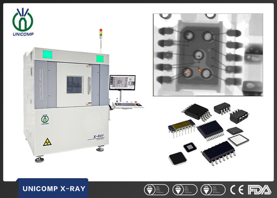 Alta saldatura X Ray Inspection Machine Microfocus di Unicomp di risoluzione di immagine di IC