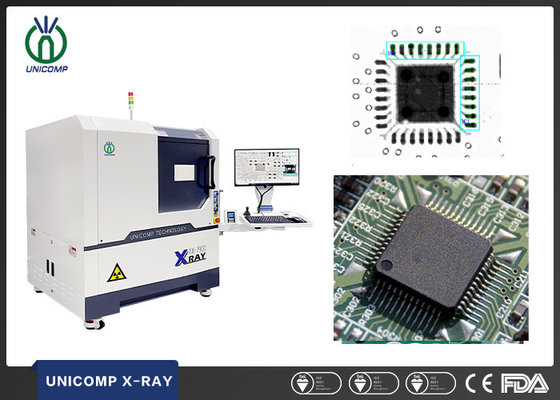 Rifornimento della fabbrica di Unicomp 90KV del sistema di ispezione dei raggi x di microfocus 2.5D per Chip Inner Defect Inspection