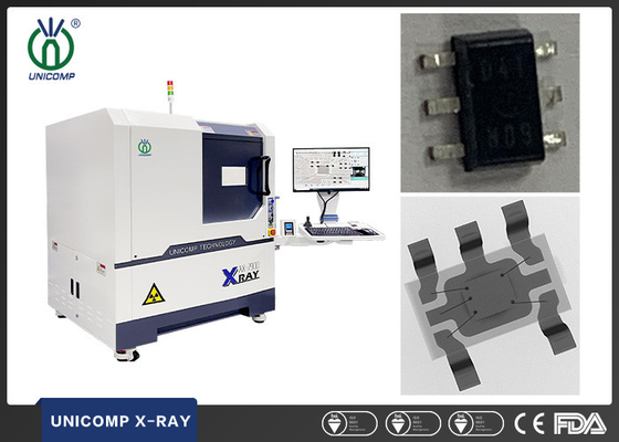 Unicomp 5um 90KV X Ray con la vista obliqua di FPD per legame del cavo di Semicon IC che spazza controllo