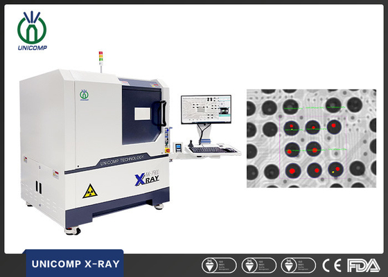 Sistema di rappresentazione della metropolitana FPD di Unicomp AX7900 Digital X Ray Machine 90kV per SMT SME BGA