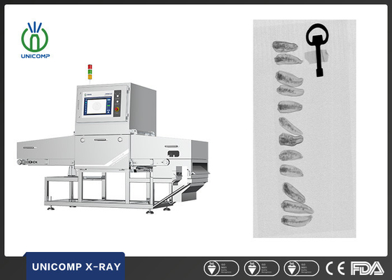 Contaminazione materiale straniera automatica completa di Unicomp X Ray Machine For Bulk Food dello schermo