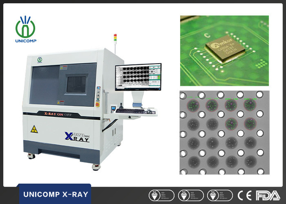 Macchina AX8200MAX in tempo reale di Unicomp X Ray una metropolitana chiusa da 5 micron per il controllo di vuoto di SMT SME BGA