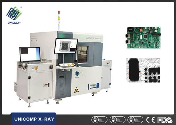 Attrezzatura grigia di rilevazione di Unicomp X Ray, macchina vuota 220AC/50Hz di ispezione di BGA