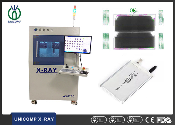 FDA 0.8KW X Ray Inspection Machine FPD per la batteria al litio