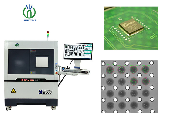 Macchina a raggi X in tempo reale con tubo a raggi X a focalizzazione di 5 micron per il controllo delle sfere di saldatura BGA