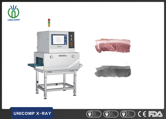 Sistema di ispezione a raggi X per materiale estraneo/osso/pietra/plastica/metallo/particelle di vetro nella carne/carne di suino/carne di manzo/pollo/agnello