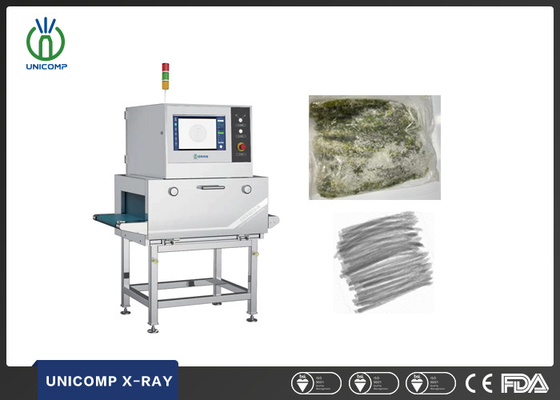 Sistema di ispezione a raggi X per materiale estraneo/pietra/plastica/metallo/particella di vetro negli asparagi congelati/verdure congelate