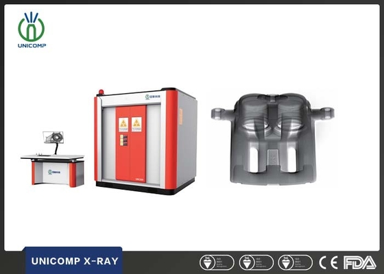 Equipaggiamento a raggi X NDT della serie UNC DR con rilevatore di silicio amorfo e impronta di 2600*2784*2440 mm
