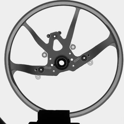 Macchina di ispezione a raggi X da 160 KV Unicomp UNC160 per la ispezione di fusioni di alluminio per parti automobilistiche