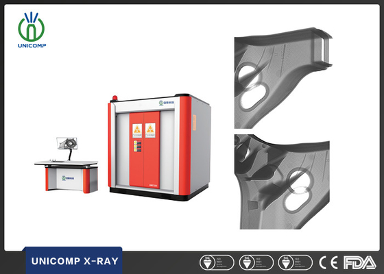 Rilevare i difetti interni nel supporto dell'auto con Unicomp UNC320 X-Ray