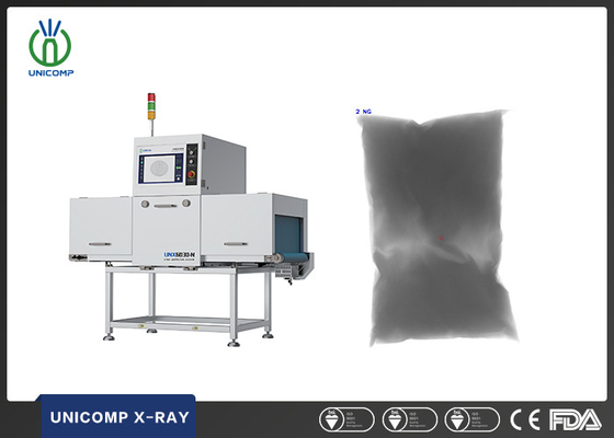 Unicomp UNX6030N Food X Ray Steel Detector Machine Ispeziona gli oggetti estranei come acciaio, ceramica, pietra, ossa, vetro