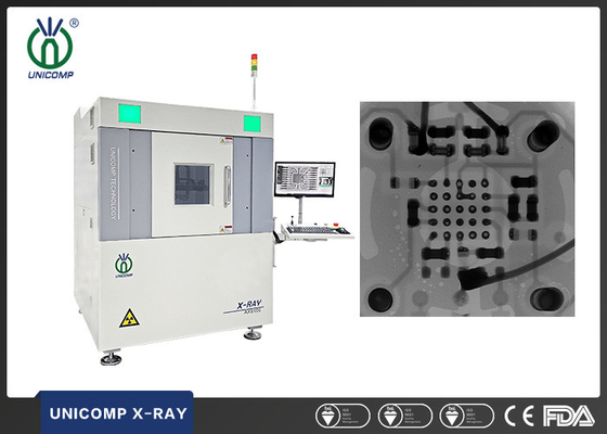 Metropolitana di fine di AX9100 Unicomp X Ray Machine 130kV per PCBA BGA QFN che salda controllo vuoto