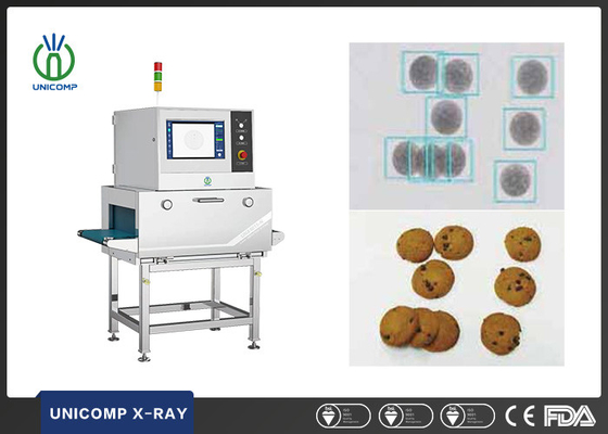 Alimento X Ray Inspection System Auto Rejector di Unicomp per ispezione a secco di contaminazione degli alimenti del pacchetto