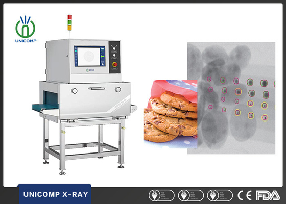 Macchina di ispezione di Unicomp Food X Ray per la selezione del metallo di vetro della pietra del materiale estraneo