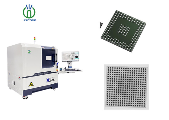 Macchina a raggi X a tubo chiuso SMT IC con punto focale da 5 micron Unicomp AX7900