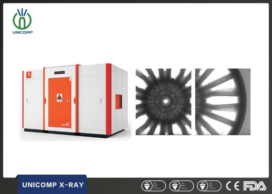 Topo a raggi X separato tipo 6000KG UNL Serie NDT Macchina a raggi X per l'ispezione del mozzo della ruota DR