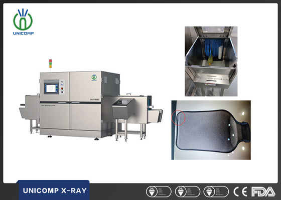 Macchina di ispezione a raggi X per alimenti ad alta precisione Unicomp UNX1830D rileva automaticamente le bevande in linea