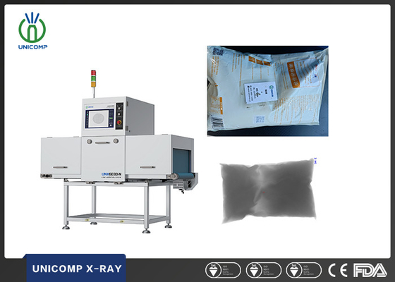 Sistema di scansione ad alta precisione intelligente a raggi X per alimenti Unicomp UNX6030N per alimenti nutrizionali in grandi confezioni
