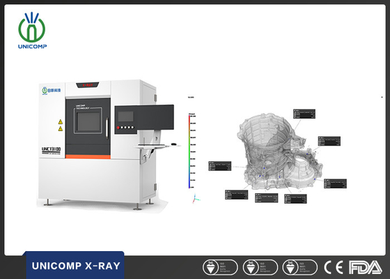 Rilevare i difetti interni delle parti del motore dell'automobile con UNCT3100