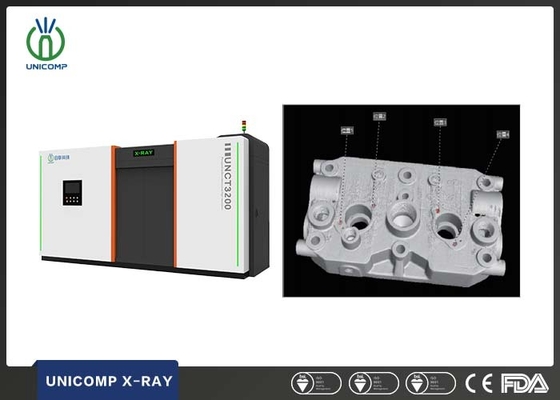 Sistema TC Industriale Unicomp UNCT3200 320kV per l'ispezione di pale di motore