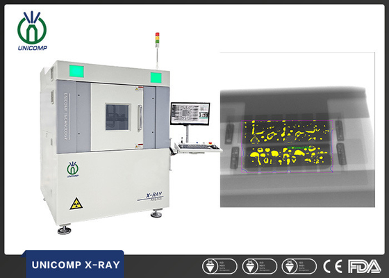 Industria elettronica Unicomp X Ray 130kV AX9100 per la saldatura di SMT PCBA LED