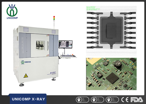 Macchina di raggi x offline di microfocus 130kV di penetrazione di Unicomp alta AX9100 per ispezione di saldatura di qualità del CPU IC di SMT PCBA