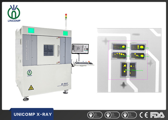 Macchina di raggi x vicina del tubo 2.5D AX9100 per controllo di qualità di saldatura del LED con le alte immagini di resolutin