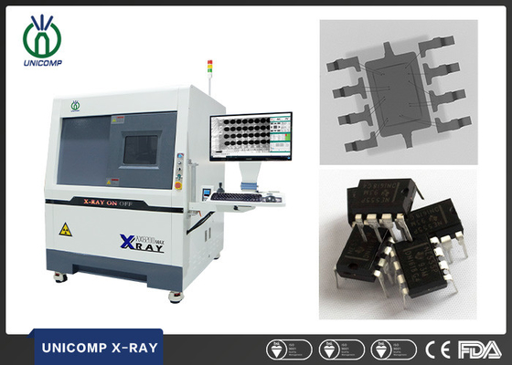 Macchina di raggi x di Unicomp AX8200Max 90kv 5um per il cavo di IC che spazza prove rotte delle crepe